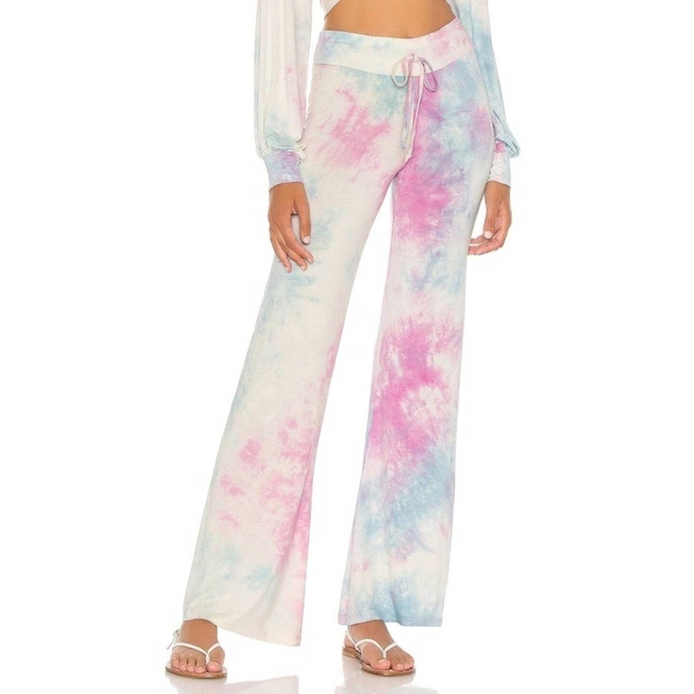 Beach Riot Lounge Pant in Light Tie Dye